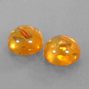 Ambra naturale arancione da  ct, trasparente, trasparente/traslucido