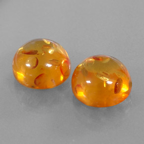 Ambra naturale arancione da  ct, trasparente, trasparente/traslucido