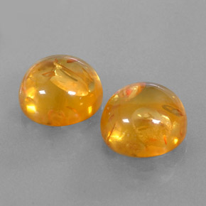 Ambra naturale arancione da  ct, trasparente, trasparente/traslucido