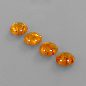 Ambra naturale arancione da  ct, trasparente, trasparente/traslucido