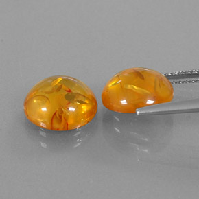 Ambra naturale arancione da  ct, trasparente, trasparente/traslucido