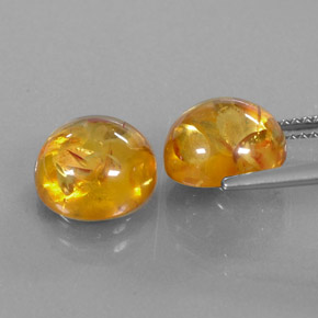 Ambra naturale arancione da  ct, trasparente, trasparente/traslucido