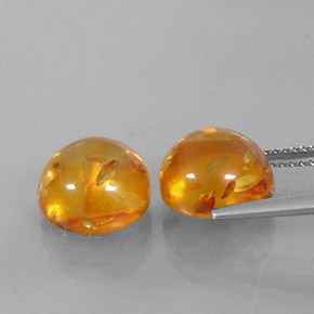 Ambra naturale arancione da  ct, trasparente, trasparente/traslucido