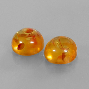 Ambra naturale arancione da  ct, trasparente, trasparente/traslucido
