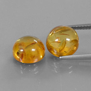 Ambra naturale arancione da  ct, trasparente, trasparente/traslucido
