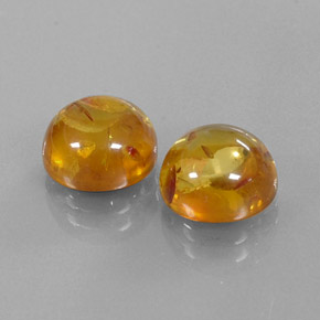 Ambra naturale arancione da  ct, trasparente, trasparente/traslucido