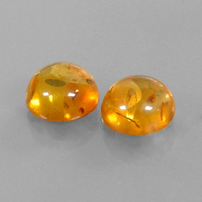 Ambra naturale arancione da  ct, trasparente, trasparente/traslucido