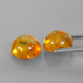 Ambra naturale arancione da  ct, trasparente, trasparente/traslucido
