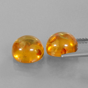Ambra naturale arancione da  ct, trasparente, trasparente/traslucido
