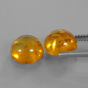 Ambra naturale arancione da  ct, trasparente, trasparente/traslucido