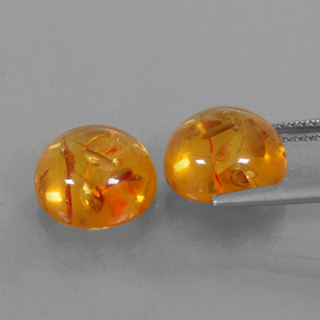 Ambra naturale arancione da  ct, trasparente, trasparente/traslucido