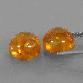 Ambra naturale arancione da  ct, trasparente, trasparente/traslucido