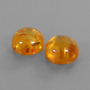 Ambra naturale arancione da  ct, trasparente, trasparente/traslucido