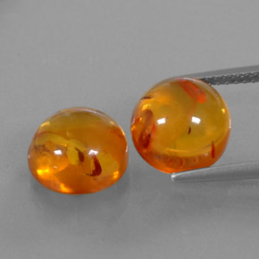 Ambra naturale arancione da  ct, trasparente, trasparente/traslucido