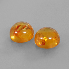 Ambra naturale arancione da  ct, trasparente, trasparente/traslucido