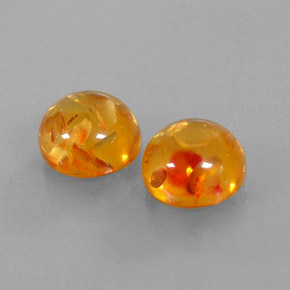 Ambra naturale arancione da  ct, trasparente, trasparente/traslucido