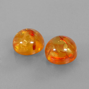 Ambra naturale arancione da  ct, trasparente, trasparente/traslucido
