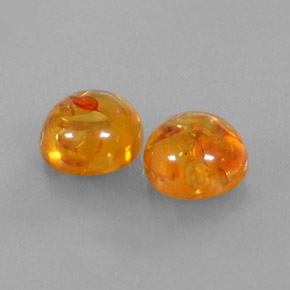 Ambra naturale arancione da  ct, trasparente, trasparente/traslucido