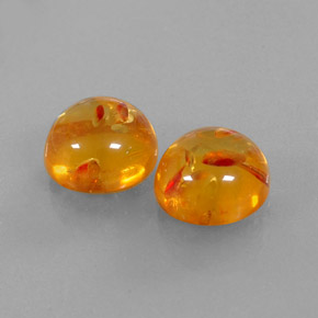 Ambra naturale arancione da  ct, trasparente, trasparente/traslucido