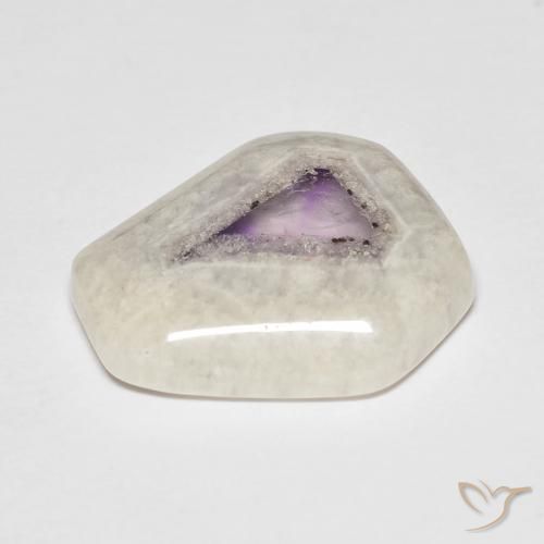 11.54ct Naturale Multicolore Fetta di geode di ametista, Taglio a fantasia, Trasparente