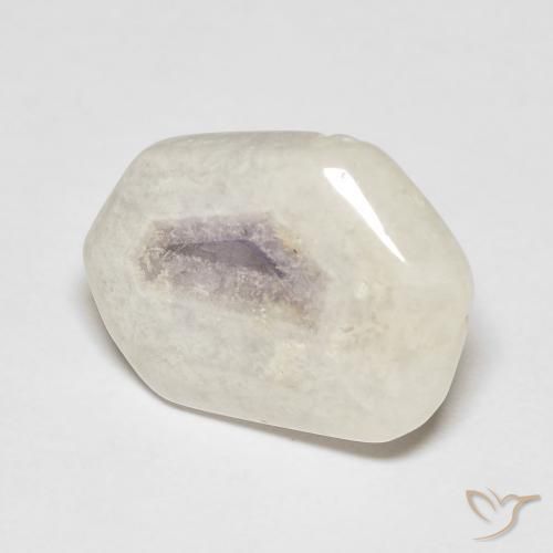 Fetta di geode di ametista Multicolore naturale da 7.46 ct, Taglio a fantasia, Trasparente