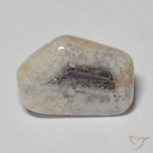 6.15ct Naturale Multicolore Fetta di geode di ametista, Taglio a fantasia, Trasparente