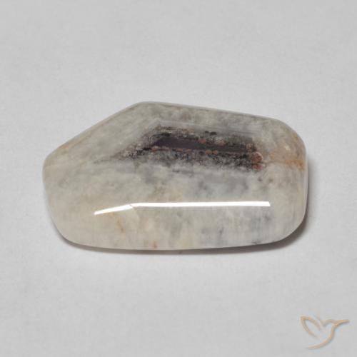 Fetta di geode di ametista Multicolore naturale da 6.15 ct, Taglio a fantasia, Trasparente