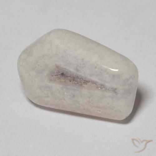 Fetta di geode di ametista Multicolore naturale da 8.15 ct, Taglio a fantasia, Trasparente