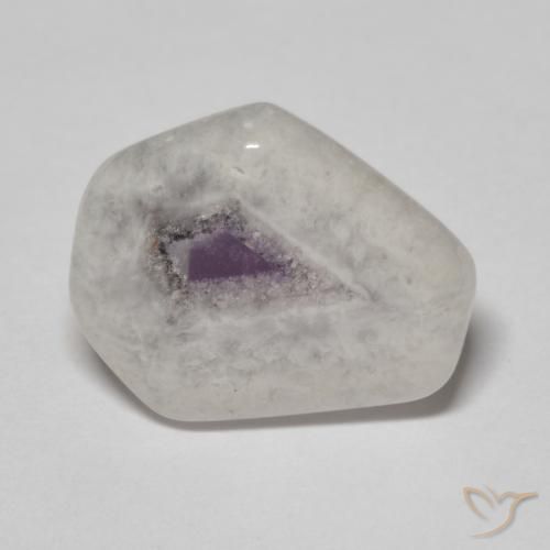 6.74ct Naturale Multicolore Fetta di geode di ametista, Taglio a fantasia, Trasparente