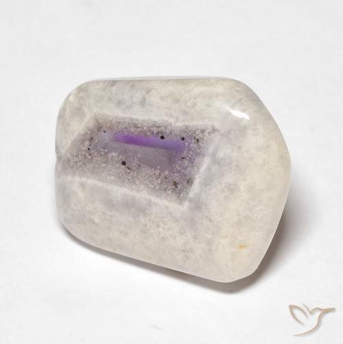 8.69ct Naturale Multicolore Fetta di geode di ametista, Taglio a fantasia, Trasparente