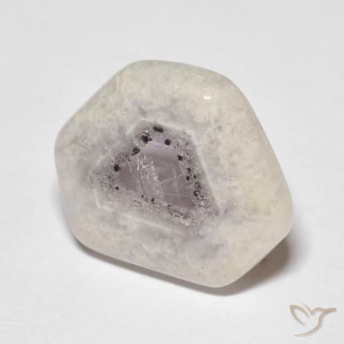 Fetta di geode di ametista Multicolore naturale da 6.24 ct, Taglio a fantasia, Trasparente