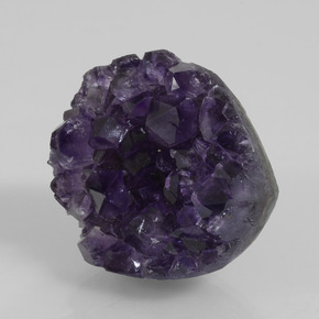 Geode di ametista Viola naturale da 97.19 ct, Forma fantasia, Opaco
