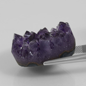 Geode di ametista Viola naturale da 97.19 ct, Forma fantasia, Opaco