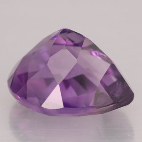 Ametista naturale viola da 7,47 ct, taglio a pera, VS-SI