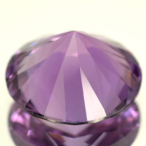 Ametista naturale viola da 4,79 ct, taglio rotondo, VVS-VS