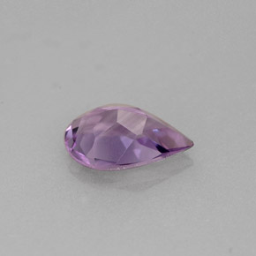 Ametista Viola naturale da 0.96 ct, Forma a pera, VVS-VS