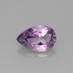 Ametista naturale viola da 1,16 ct, taglio a pera, VS