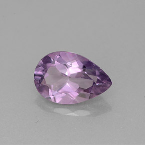 Ametista naturale viola da 1,16 ct, taglio a pera, VS