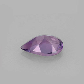Ametista naturale viola da 1,04 ct, taglio a pera, VS