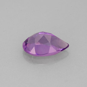 Ametista naturale viola da 1,14 ct, taglio a pera, VS