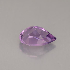 Ametista naturale viola da 1,32 ct, taglio a pera, VS