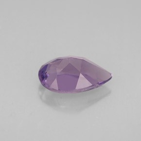 Ametista naturale viola da 1,08 ct, taglio a pera, VS