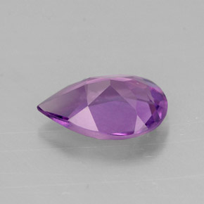 Ametista naturale viola da 1,05 ct, taglio a pera, VVS-VS