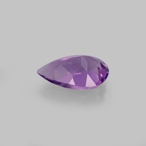 Ametista naturale viola da 1,17 ct, taglio a pera, VVS-VS