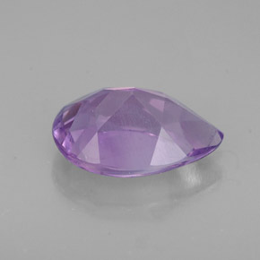 Ametista naturale viola da 1,19 ct, taglio a pera, VS