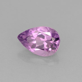 Ametista naturale viola da 1,36 ct, taglio a pera, VVS-VS