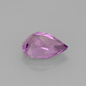 Ametista naturale viola da 1,36 ct, taglio a pera, VVS-VS