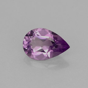 Ametista naturale viola da 1,15 ct, taglio a pera, VVS-VS