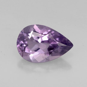 Ametista naturale viola da 1,16 ct, taglio a pera, VVS-VS