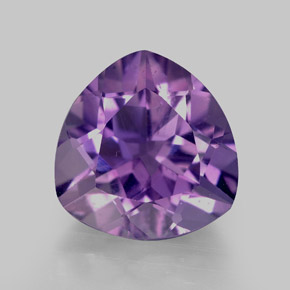 Ametista Viola naturale da 3.30 ct, Taglio trillion, VS